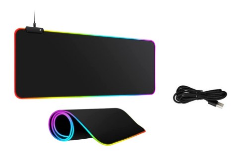 LEAN Podkładka Pod Mysz Klawiaturę Z Oświetleniem LED 40x90cm LEAN Podkładka Pod Mysz Klawiaturę Z Oświetleniem LED 40x90cm