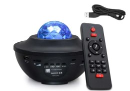 LEAN Projektor Gwiazd Lampka Nocna Led Głośnik Bluetooth Pilot