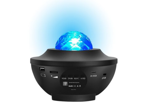 LEAN Projektor Gwiazd Lampka Nocna Led Głośnik Bluetooth Pilot LEAN Projektor Gwiazd Lampka Nocna Led Głośnik Bluetooth Pilot