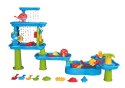 LEAN Toys Duży Interaktywny Stolik Park Wodny Do Piasku Foremki Młynki