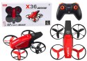 LEAN Toys Zdalnie Sterowany Dron RC X36 SYMA Czerwony