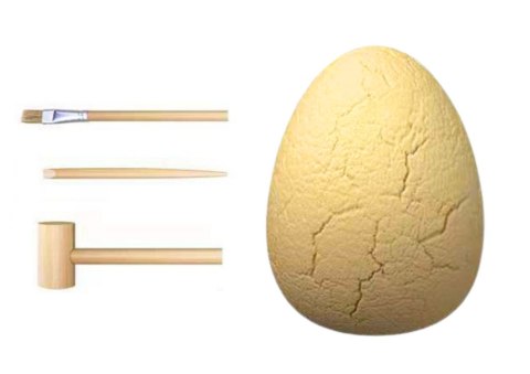 LEAN Toys Zestaw Archeologiczny Jajo Dinozaura Skamieniałości LEAN Toys Zestaw Archeologiczny Jajo Dinozaura Skamieniałości
