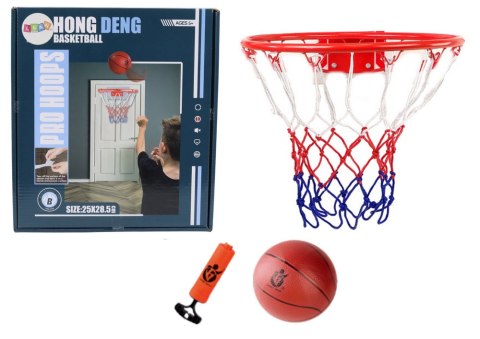 LEAN Toys Zestaw Do Gry w Koszykówkę Obręcz Piłka Pompka LEAN Toys Zestaw Do Gry w Koszykówkę Obręcz Piłka Pompka