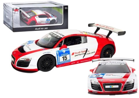 Rastar Auto R/C 1:24 Zdalnie Sterowane Sportowe AUDI R8 LMS Białe Rastar Auto R/C 1:24 Zdalnie Sterowane Sportowe AUDI R8 LMS Białe