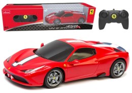 Rastar Auto Sportowe RC 1:24 Zdalnie Sterowane Ferrari 458 Speciale Czerwone