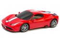 Rastar Auto Sportowe RC 1:24 Zdalnie Sterowane Ferrari 458 Speciale Czerwone