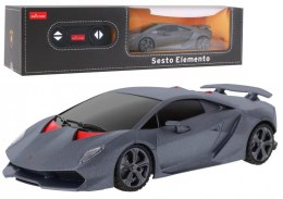 Rastar Auto Sportowe RC 1:24 Zdalnie Sterowane Lamborghini Sesto Elemento Szare