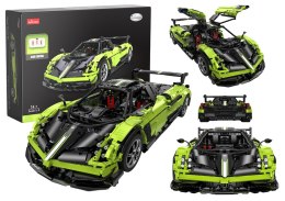 Rastar Klocki Konstrukcyjne Auto RC Rastar 1:8 Pagani Huyara BC Zielone 2896 Elementów