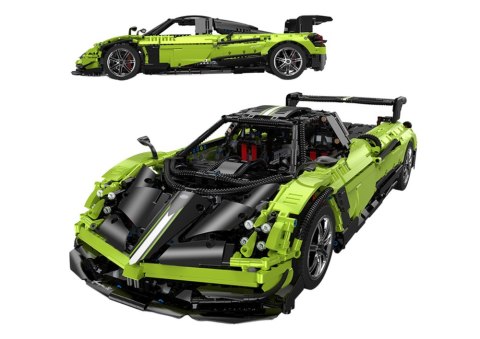 Rastar Klocki Konstrukcyjne Auto RC Rastar 1:8 Pagani Huyara BC Zielone 2896 Elementów Rastar Klocki Konstrukcyjne Auto RC Rastar 1:8 Pagani Huyara BC Zielone 2896 Elementów