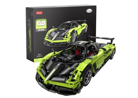 Rastar Klocki Konstrukcyjne Auto RC Rastar 1:8 Pagani Huyara BC Zielone 2896 Elementów Rastar Klocki Konstrukcyjne Auto RC Rastar 1:8 Pagani Huyara BC Zielone 2896 Elementów