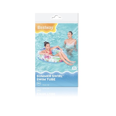 Bestway Dmuchane Koło Do Pływania 91 cm Bestway 36084 Bestway Dmuchane Koło Do Pływania 91 cm Bestway 36084