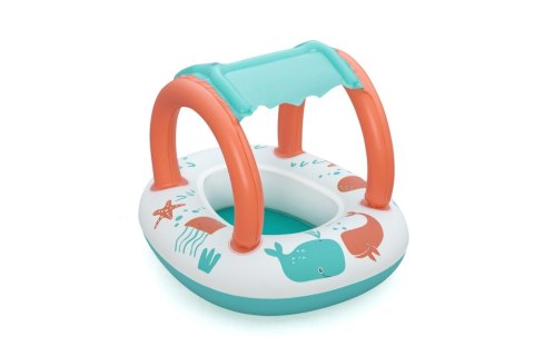 Bestway Dmuchany Ponton z Daszkiem 84 x 67cm Bestway 34203 Bestway Dmuchany Ponton z Daszkiem 84 x 67cm Bestway 34203