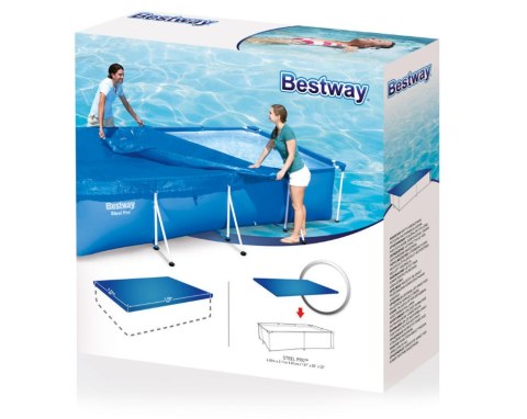 Bestway Pokrywa do basenu Stelażowego 400x211 cm Bestway 58107 Bestway Pokrywa do basenu Stelażowego 400x211 cm Bestway 58107