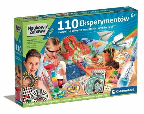Clementoni Naukowa Zabawa 110 Eksperymentów Clementoni 50720 Clementoni Naukowa Zabawa 110 Eksperymentów Clementoni 50720