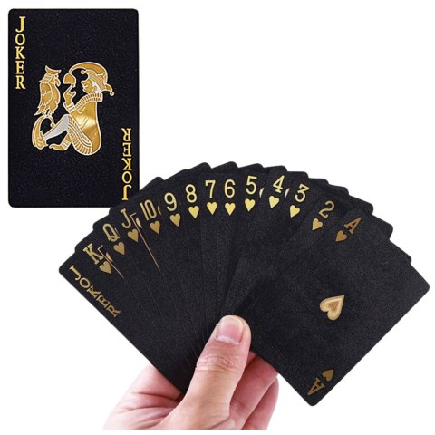 LEAN TOYS Karty Do Gry Towarzyskiej Eleganckie Banknot Dolar Czarne Talia 54 Karty LEAN TOYS Karty Do Gry Towarzyskiej Eleganckie Banknot Dolar Czarne Talia 54 Karty