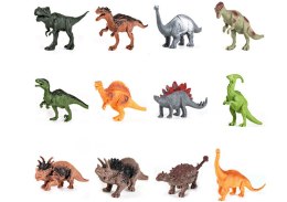 LEAN Toys Dinozaury Zestaw Figurek Park Akcesoria Pudełko 46 Elementów
