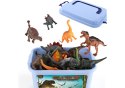 LEAN Toys Dinozaury Zestaw Figurek Park Akcesoria Pudełko 46 Elementów