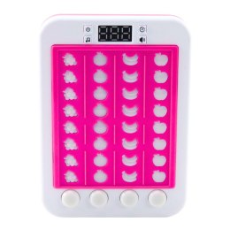 LEAN Toys Elektroniczna Gra Rytmiczna Owoce Światła Dźwięki Różowa