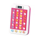LEAN Toys Elektroniczna Gra Rytmiczna Owoce Światła Dźwięki Różowa