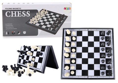 LEAN Toys Gra Planszowa Szachy Klasyczne Magnetyczna Plansza Piony Figury