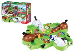 LEAN Toys Gra Zręcznościowa Farma Głodne Zwierzęta Kulki