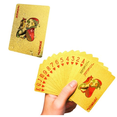 LEAN Toys Karty Do Gry Towarzyskiej Eleganckie Banknot Dolar Złote Talia 54 Karty LEAN Toys Karty Do Gry Towarzyskiej Eleganckie Banknot Dolar Złote Talia 54 Karty