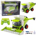 LEAN Toys Kombajn Z Hederem Do Kukurydzy 2w1 Zdalnie Sterowany RC Efekt Pary 2.4G