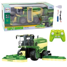 LEAN Toys Kombajn Z Kosiarkami Do Trawy Efekt Pary Zdalnie Sterowany RC 2.4G