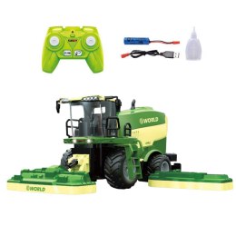 LEAN Toys Kombajn Z Kosiarkami Do Trawy Efekt Pary Zdalnie Sterowany RC 2.4G