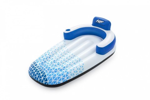 Dmuchany Materac do pływania Indigo Wave BESTWAY 183x97cm + Dmuchane oparcie + Miejsce na napoje Dmuchany Materac do pływania Indigo Wave BESTWAY 183x97cm + Dmuchane oparcie + Miejsce na napoje