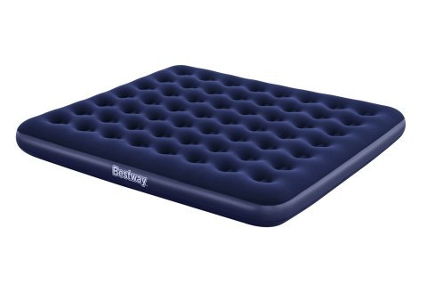 Dmuchany Materac do spania King 2-osobowy flokowany BESTWAY 203x183x22cm + Zestaw naprawczy Dmuchany Materac do spania King 2-osobowy flokowany BESTWAY 203x183x22cm + Zestaw naprawczy