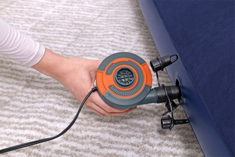 Dmuchany Materac do spania King 2-osobowy flokowany BESTWAY 203x183x22cm + Zestaw naprawczy Dmuchany Materac do spania King 2-osobowy flokowany BESTWAY 203x183x22cm + Zestaw naprawczy