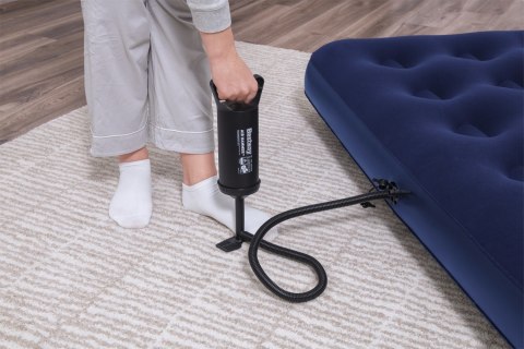 Dmuchany Materac do spania Queen 2-osobowy flokowany BESTWAY 203x152x22cm + Pompka + 2 Poduszki Dmuchany Materac do spania Queen 2-osobowy flokowany BESTWAY 203x152x22cm + Pompka + 2 Poduszki