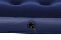 Dmuchany Materac turystyczny do spania Flokowany BESTWAY 185x76x22cm + Zestaw naprawczy
