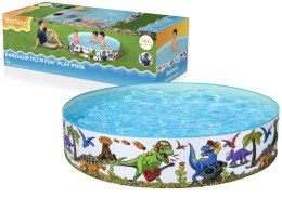 Bestway Basen Ogrodowy Dinozaury 183 cm x 38 cm Bestway