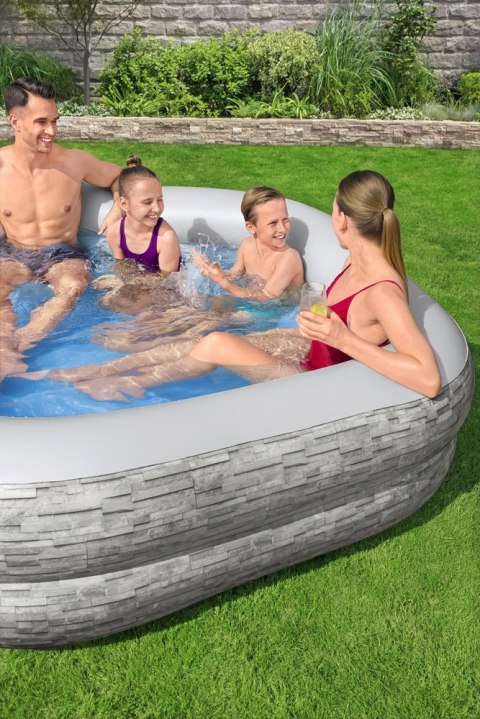 Bestway Dmuchany Basen Ogrodowy 213x 206x 53 cm Bestway 54423 Bestway Dmuchany Basen Ogrodowy 213x 206x 53 cm Bestway 54423