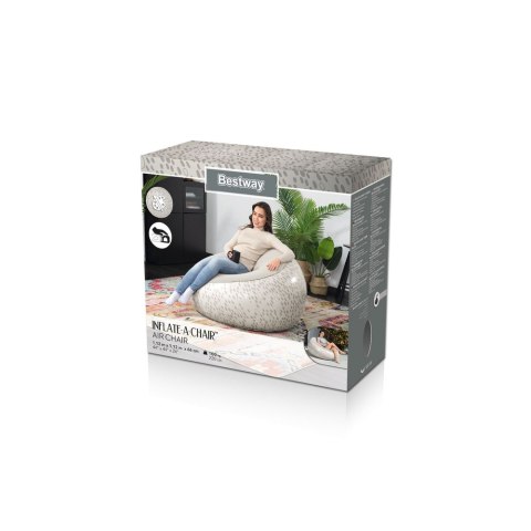Bestway Dmuchany Fotel Szary Bestway 75052 Bestway Dmuchany Fotel Szary Bestway 75052