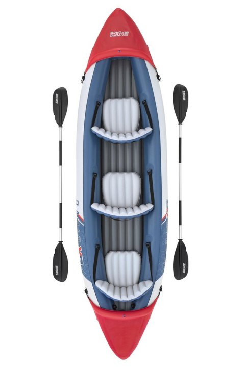 Bestway Kajak Dmuchany Trzyosobowy 381 x 100 cm Bestway 65132 Bestway Kajak Dmuchany Trzyosobowy 381 x 100 cm Bestway 65132