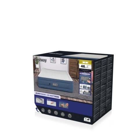 Bestway Materac Dmuchany 203 x 152 x 46 cm Bestway 67624 Bestway Materac Dmuchany 203 x 152 x 46 cm Bestway 67624