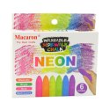 LEAN Kreda Kolorowa Neonowa Tablicowa Chodnikowa Zestaw 6 Szt