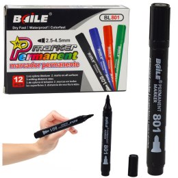 LEAN Marker Permanentny Wodoodporny Czarny 2,5-4,5 mm
