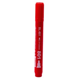 LEAN Marker Permanentny Wodoodporny Czerwony 2,5-4,5 mm