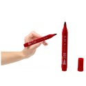LEAN Marker Permanentny Wodoodporny Czerwony 2,5-4,5 mm