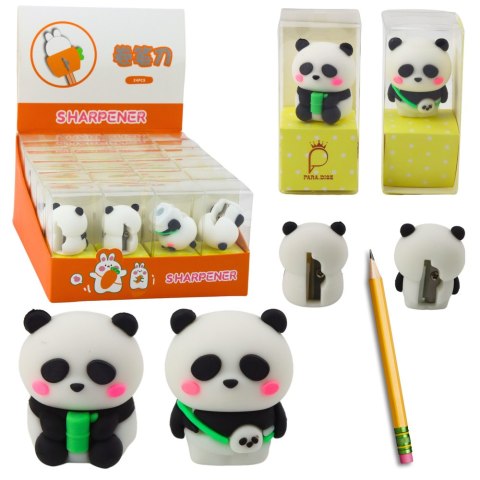 LEAN Strugaczka Do Kredek Ołówków Cienkich Szkolna Biurowa Panda LEAN Strugaczka Do Kredek Ołówków Cienkich Szkolna Biurowa Panda