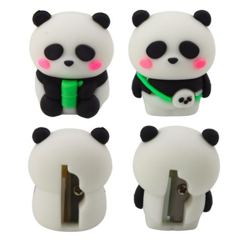 LEAN Strugaczka Do Kredek Ołówków Cienkich Szkolna Biurowa Panda LEAN Strugaczka Do Kredek Ołówków Cienkich Szkolna Biurowa Panda