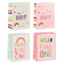 LEAN Torba Prezentowa Dla Dziecka Hello Baby Little One 36 x 12 x 10cm