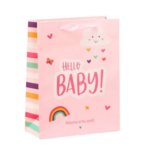 LEAN Torba Prezentowa Dla Dziecka Hello Baby Little One 36 x 12 x 10cm LEAN Torba Prezentowa Dla Dziecka Hello Baby Little One 36 x 12 x 10cm