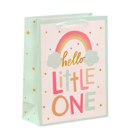 LEAN Torba Prezentowa Dla Dziecka Hello Baby Little One 36 x 12 x 10cm LEAN Torba Prezentowa Dla Dziecka Hello Baby Little One 36 x 12 x 10cm