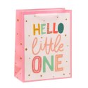 LEAN Torba Prezentowa Dla Dziecka Hello Baby Little One 36 x 12 x 10cm