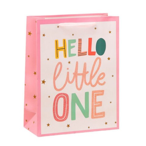 LEAN Torba Prezentowa Dla Dziecka Hello Baby Little One 36 x 12 x 10cm LEAN Torba Prezentowa Dla Dziecka Hello Baby Little One 36 x 12 x 10cm